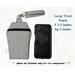 Large enough to use a phone bag
